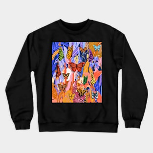 Butterfly Garden Crewneck Sweatshirt